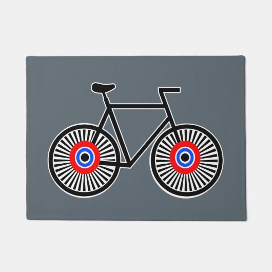 Classic Bike Target Spokes Deurmat (Voorkant)