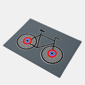 Classic Bike Target Spokes Deurmat (Schuin)