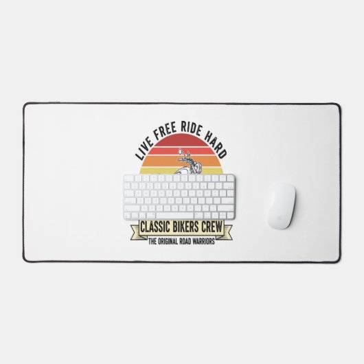 Classic Bikers Crew Motorcycle.jpg Bureaumat (Keyboard & Muis)