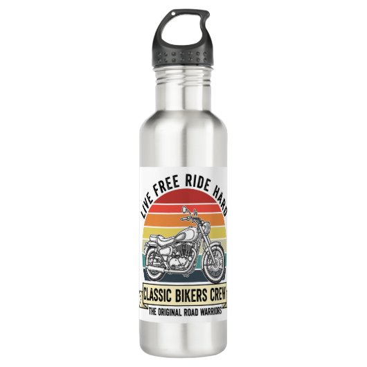Classic Bikers Crew Motorcycle.jpg Waterfles (Voorkant)