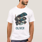 Classic  Biplane T-shirt (Voorkant)