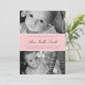 CLASSIC BIRTH ANNOUNCTION AANKONDIGING (Staand voorkant)