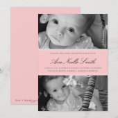 CLASSIC BIRTH ANNOUNCTION AANKONDIGING (Voorkant / Achterkant)