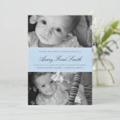 CLASSIC BIRTH ANNOUNCTION AANKONDIGING (Staand voorkant)