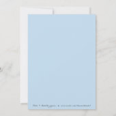 CLASSIC BIRTH ANNOUNCTION AANKONDIGING (Achterkant)