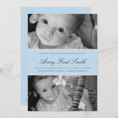 CLASSIC BIRTH ANNOUNCTION AANKONDIGING (Voorkant / Achterkant)