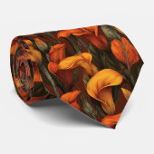 Classic Birthday Gifts For Boyfriend Calla Lilies Stropdas (Opgerold)