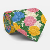 Classic Birthday Gifts For Husband Peonies Stropdas (Opgerold)