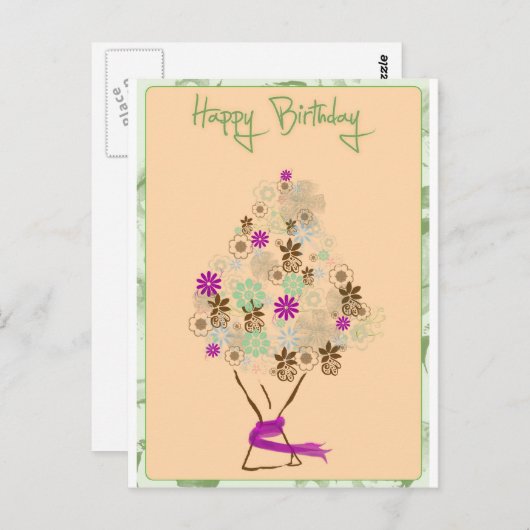 Classic Birthday Kaart (Voorkant / Achterkant)