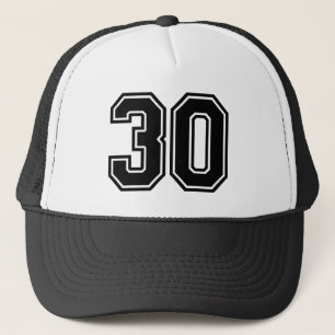 Classic Black 30th Birthday Party Trucker Hat Trucker Pet