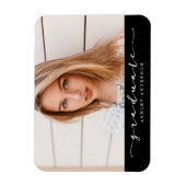Classic Black Afstuderen Photo Magnet Magneet (Verticaal)