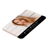 Classic Black Afstuderen Photo Magnet Magneet (Linkerzijde)