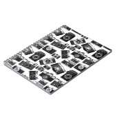 CLASSIC BLACK AND WHITE RETRO PHOTO CAMERAS DESIGN NOTITIEBOEK (Linkerzijde)