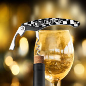 Classic Black and White Wine Corkscrew Kurkentrekker