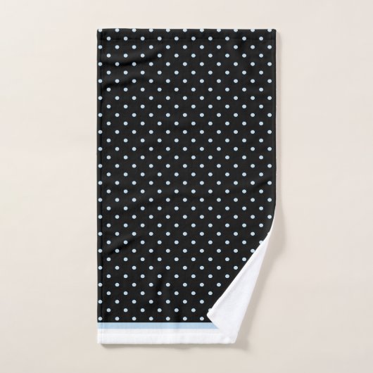 CLASSIC BLACK BLAUWE BATHROOM TOWEL SET BAD HANDDOEK (Handdoek)