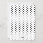 Classic Black Botanical Lijst met kerstmis Feestdagenkaart (Achterkant)