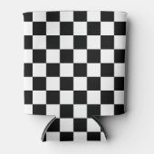 Classic black checkerboard blikjeskoeler (Voorkant)