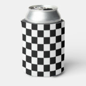 Classic black checkerboard blikjeskoeler (Blikje Achterkant)