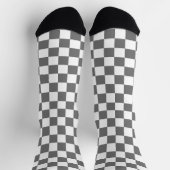 Classic black checkerboard sokken (Top)