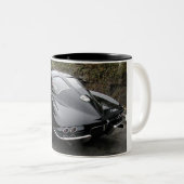 Classic Black Corvette Split Window Tweekleurige Koffiemok (Voorkant rechts)