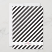 Classic Black en White Cookie Exchange nodigt uit Kaart (Achterkant)