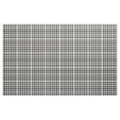 Classic Black en White Gingham Block Pattern Stof (Yard (91,4 cm))