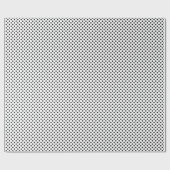 Classic Black en White Polka Dot Pattern Cadeaupapier (Vlak)