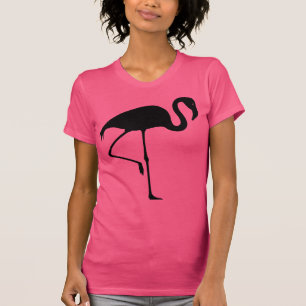 Classic Black Flamingo Silhouette T-shirt
