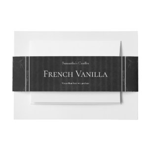 Classic Black Gold Marble Soap Label Sjabloon Uitnodigingen Wikkel