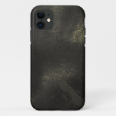 Classic Black Leather Hoesje (iPhone 5) (Achterkant)