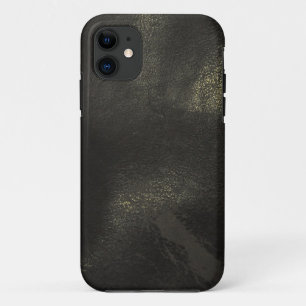 Classic Black Leather Hoesje (iPhone 5)