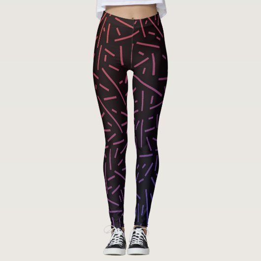 "Classic Black Leggings" Leggings (Voorkant)