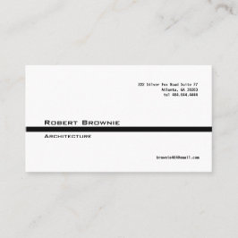 Classic Black Line Visitekaartje