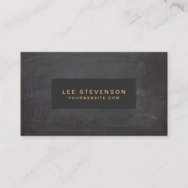 Classic Black Rustic Visitekaartje