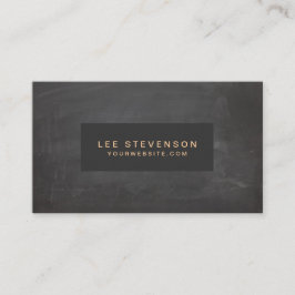 Classic Black Rustic Visitekaartje