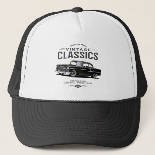  Classic Black Street Rod Trucker Pet