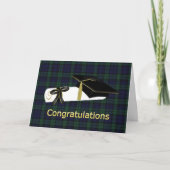 Classic Black Watch Pset Afstuderen Kaart (Voorkant)