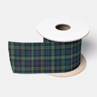 Classic Black Watch Tartan Satin Ribbon, Tradition Satijnen Lint