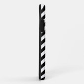 Classic Black White Chevron Trio Monogram Case-Mate iPhone Case (Achterkant/rechts)