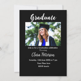 Classic Black White Class Toevoegen Jaar Scho afst Aankondiging