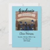 Classic Black White Class Toevoegen Jaar Scho afst Aankondiging (Voorkant)