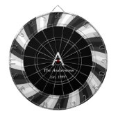 Classic Black White Family Game Amusement Dartbord (Voorkant)