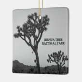 Classic Black White Pink Blue Joshua Tree Souvenir Keramisch Ornament (Links)