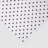 Classic Black White Polka Dots Pattern Gift Wrap Tissuepapier (Detail)