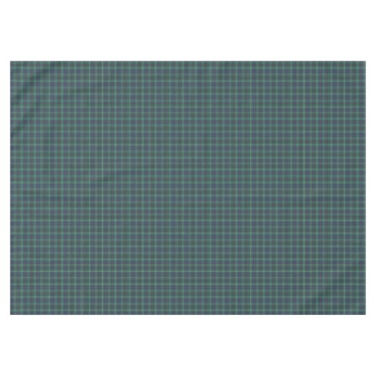 Classic Blauw Groen + Geel Rood Plaid Tafelkleed (Voorkant (Horizontaal))