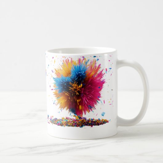 Classic Bloemenexplosie Mok - 11 oz (Rechts)