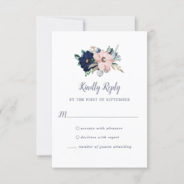 Classic Bloom RSVP Kaartje