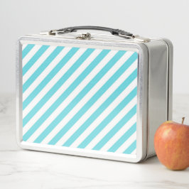 Classic blue and white diagonal stripes