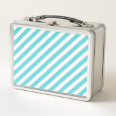 Classic blue and white diagonal stripes (Voorkant)
