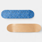 Classic Blue Bandana Paisley Persoonlijk Skateboard (Horizontaal)